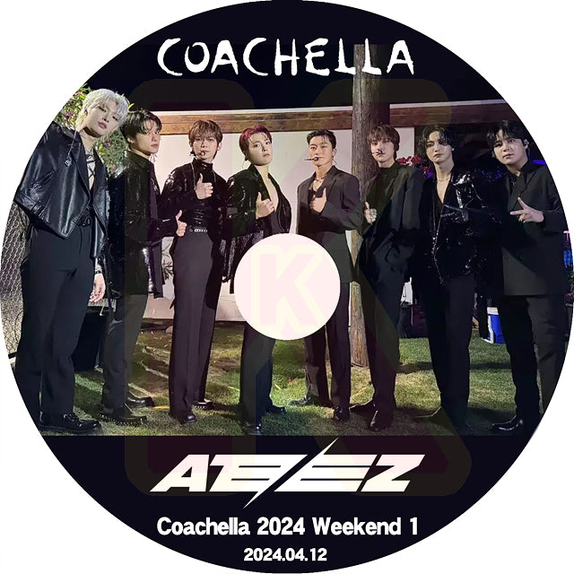 K-POP DVD ATEEZ COACHELLA 2024 Weekend 1 2024.04.12 ATEEZ エー 