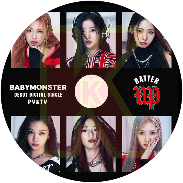 K-POP DVD BABY MONSTER 2023 PV/TV COLLECTION - BATTER UP - BABYMONSTER