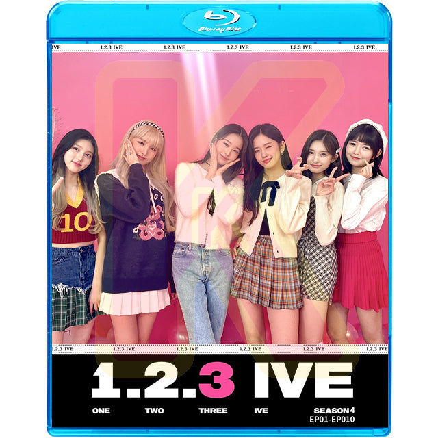 Blu-ray IVE 1.2.3 SEASON4 EP01-EP10 日本語字幕あり IVE アイブ 