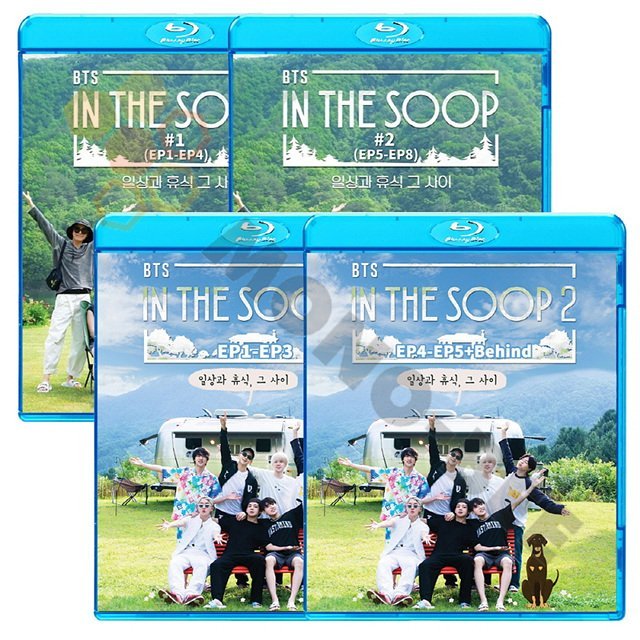 K-POP Blu-ray] BTS IN THE SOOP SEASON#1,#2 Blu-ray 4枚セット日本語