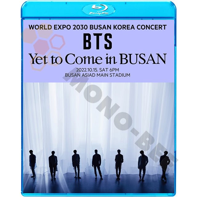 K-POP Blu-ray BTS 防弾少年団 バンタン Yet To Come in BUSAN 2022.10 
