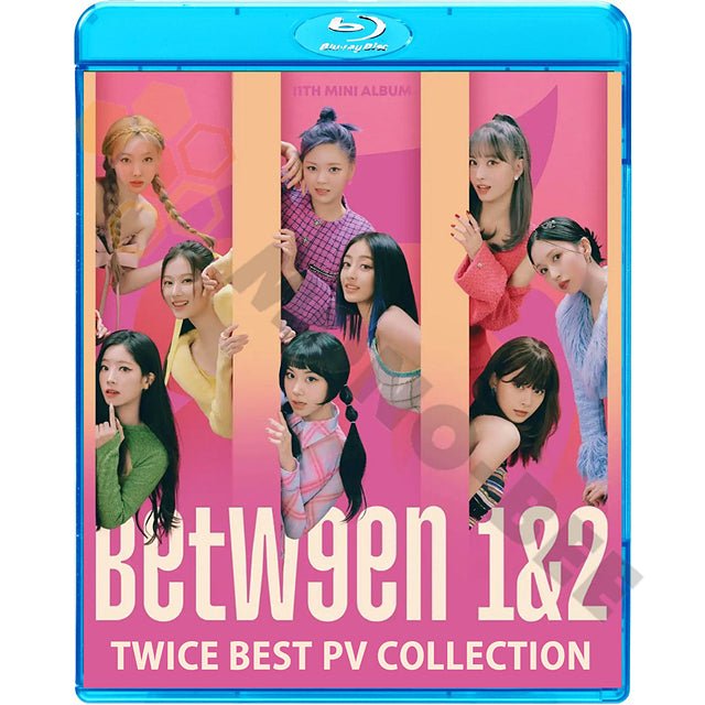 TWICE　トゥワイス　PV　KP　COLLECTION　TWICE　BEST　PV　K-POP　12　Blu-ray]　BETWEEN