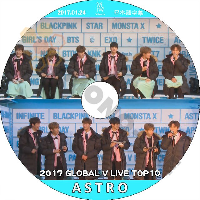 K-POP DVD ASTRO 2017 GLOBAL V LIVE TOP10 -2017.01.24- 日本語字幕