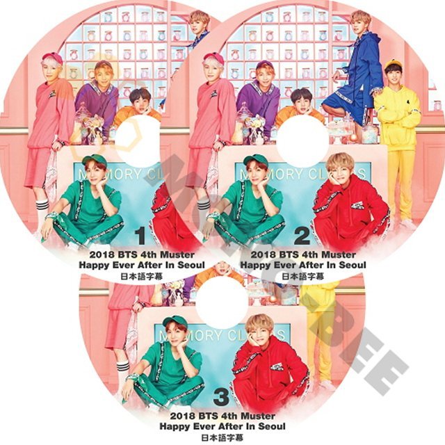 K-POP DVD] BTS-2018 4Th Muster Fanmeeting 3枚SET-Happy Ever After In S