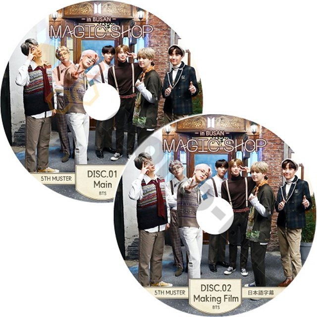 K-POP DVD BTS 2019 5th Muster MAGIC SHOP MAIN MAKING FILM in BUSAN