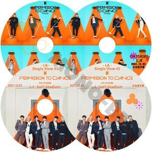 【K-POP DVD] BTS PERMISSION TO DANCE ON STAGE Single ,Multie 4枚セット- LA SoFi  Stadium - 2021.12.03 - BTS 防弾少年団 バンタン【K-POP DVD]