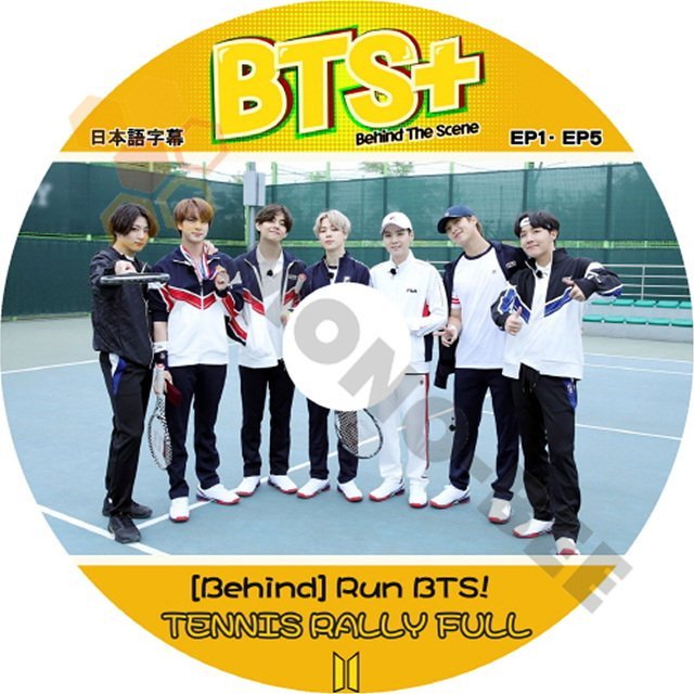 K-POP DVD BTS RUN BTS! Behind TENNIS RALLY FULL 日本語字幕あり 防弾少年団 バンタン  韓国番組収録DVD BANGTAN KPOP