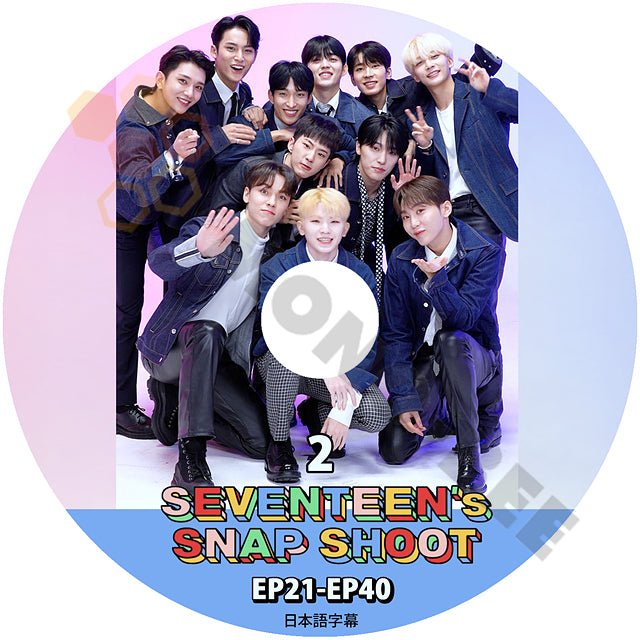 K-POP DVD】SEVENTEEN セブン ティーン SNAP SHOOT EP21-EP40 日本語字幕有 韓国バラエティー 番組