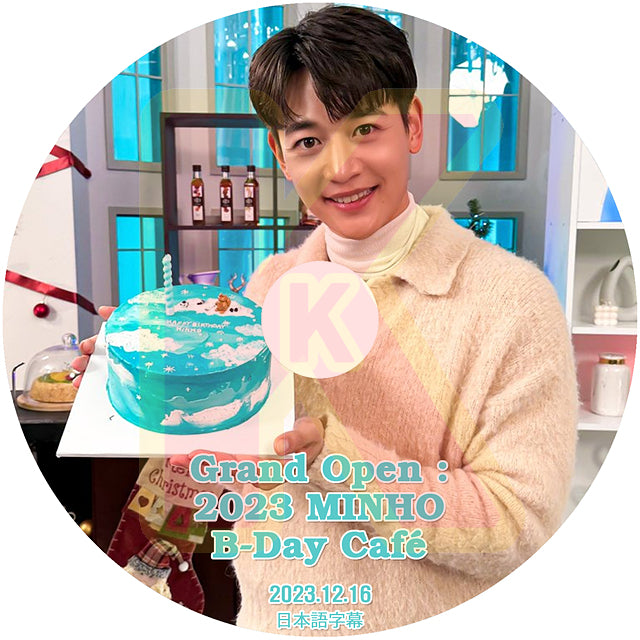 K-POP DVD SHINee Grand Open 2023 MINHO B-DAY café 2023.12.16 日本語字幕あり SHINee シャイニー ミンホ MINHO 韓国番組収録DVD SHINee KPOP DVD