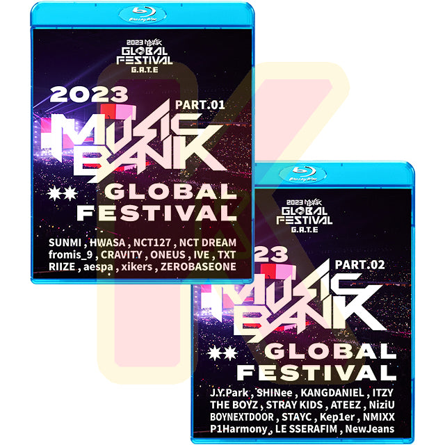 Blu-ray 2023 KBS Music Bank Global Festival 2枚Set 2023.12.15 SHINEE/ STRAY KIDS/ NCT/ LE SSERAFIM/ aespa/ TXT/ IVE/ NEWJEANS/ ATEEZ 外 K-POP