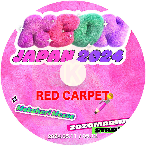 K-POP DVD KCON 2024 IN JAPAN RED CARPET 2024.05.11/12 - BOYNEXTDOOR / Kep1er / Red Velvet / TWS / ZEROBASEONE / Shinee KEY 他 - KPOP DVD