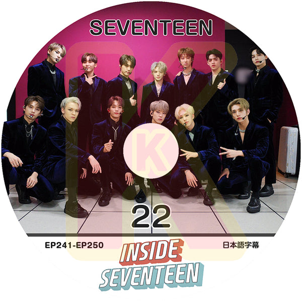 K-POP DVD SEVENTEEN INSIDE #22 日本語字幕あり SEVENTEEN SVT セブンティーン セブチ KPOP DVD