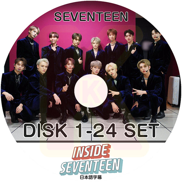 K-POP DVD SEVENTEEN INSIDE 24枚SET 日本語字幕あり SEVENTEEN SVT セブンティーン セブチ KPOP DVD