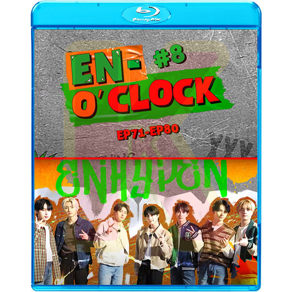 Blu-ray ENHYPEN 0'CLOCK #8 EP71-EP80 日本語字幕あり ENHYPEN エンハイフン ヒスン ジェイ ジェイク ソンフン ソヌ ジョンウォン ニキ ブルーレイ