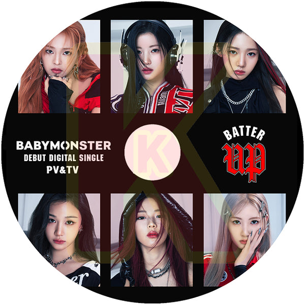 K-POP DVD BABY MONSTER 2023 PV/TV COLLECTION - BATTER 