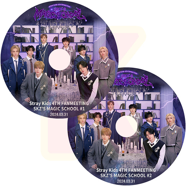 K-POP DVD STRAY KIDS 4TH FANMEETING -SKZ'S MAGIC SCHOOL- 2枚SET 2024.03.31 日本語字幕あり Stray Kids SKZ ストレイキッズ KPOP DVD