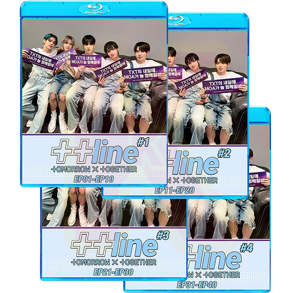 Blu-ray TXT ttline 4枚SET EP01-EP40 日本語字幕あり TXT TOMORROW X TOGETHER トゥモローバイトゥゲザー ブルーレイ