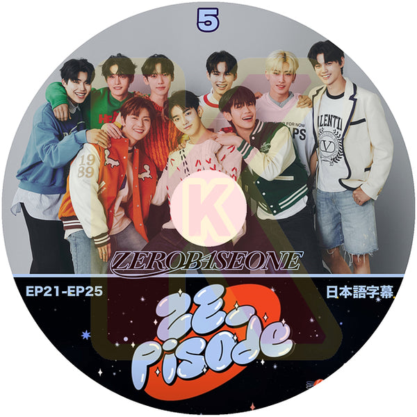 K-POP DVD ZEROBASEONE ZE_PISODE #5 EP21-EP25 日本語字幕あり ゼロベースワン ZB1 ゼベワン ゼロベースワン KPOP DVD