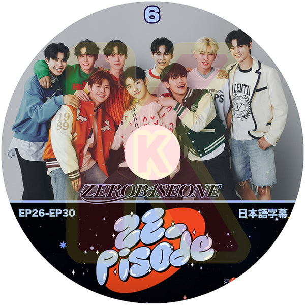 K-POP DVD ZEROBASEONE ZE_PISODE #6 EP26-EP30 日本語字幕あり ゼロベースワン ZB1 ゼベワン ゼロベースワン KPOP DVD