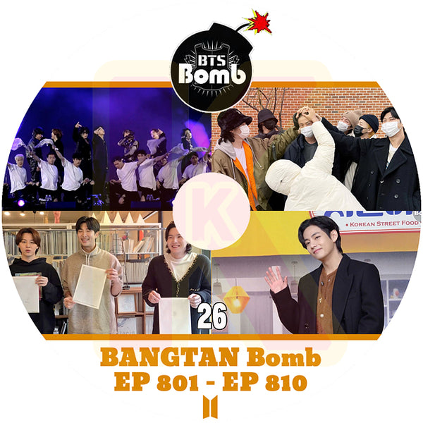 K-POP DVD バンタン BANGTAN BOMB #26 EP801-EP810 バンタン爆弾 日本語字幕なし バンタン BANGTAN KPOP DVD