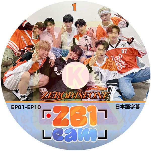 K-POP DVD ZEROBASEONE ZB1_Cam #1 EP01-EP10 日本語字幕あり ZEROBASEONE  ZB1 ゼベワン ゼロベースワン KPOP DVD