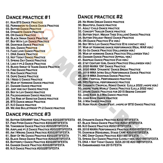 [Blu-ray] BTS 2022 DANCE PRACTICE - Proof / RUN BTS - BTS 防弾少年団 バンタン [Blu-ray] - mono-bee