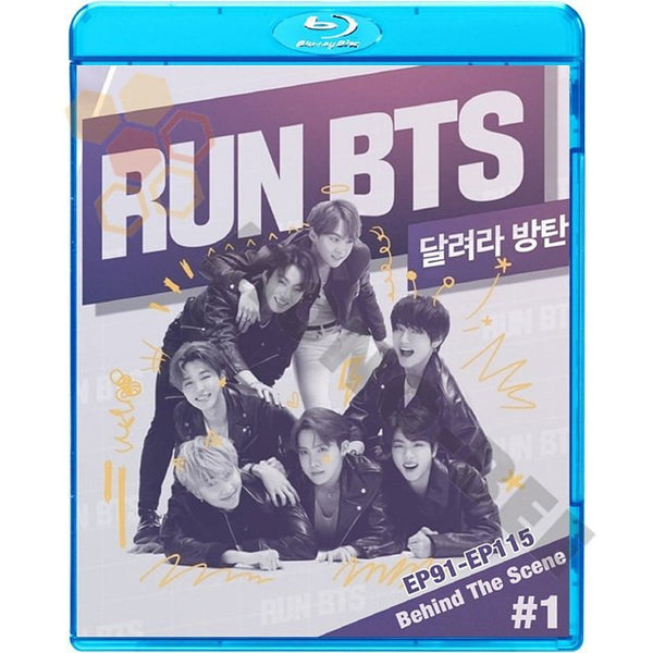 K-POP Blu-ray] BTS Behind The Scene #1 RUN BTS ! EP91-EP115 日本語