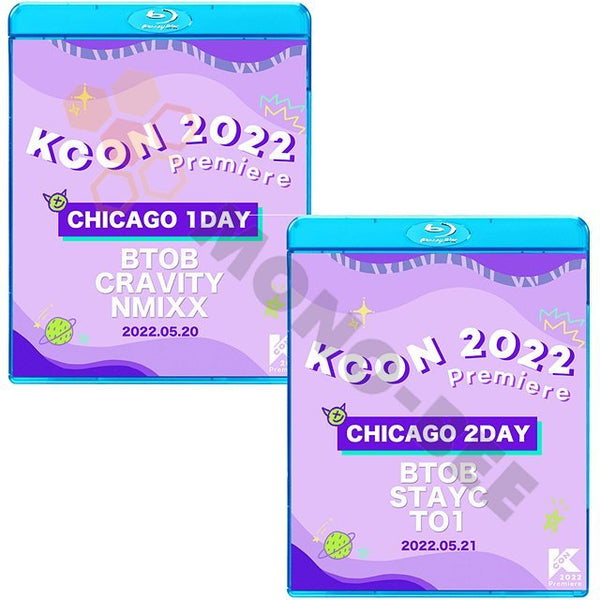 [K-POP Blu-ray] KCON 2022 Premiere CHIGAGO 1DAY/2DAY 2枚セット(2022.05.20 / 05.21) 日本語字幕あり KCON2022 Blu-ray - mono-bee