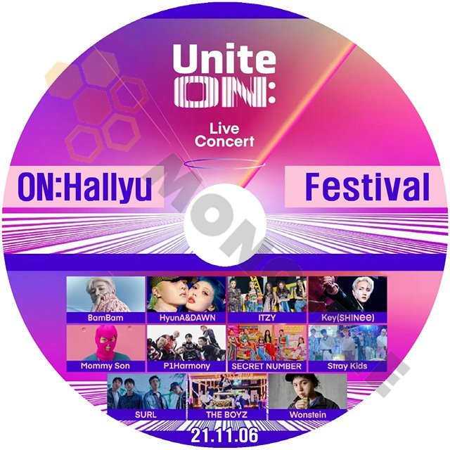 [K-POP DVD] 2021 ON : Hallyu Festival Live Concert (2021.11.06) ITZY/ Key/ Stray Kids/ THE BOYZ/ BAMBAM/ 他 CON KPOP DVD - mono-bee