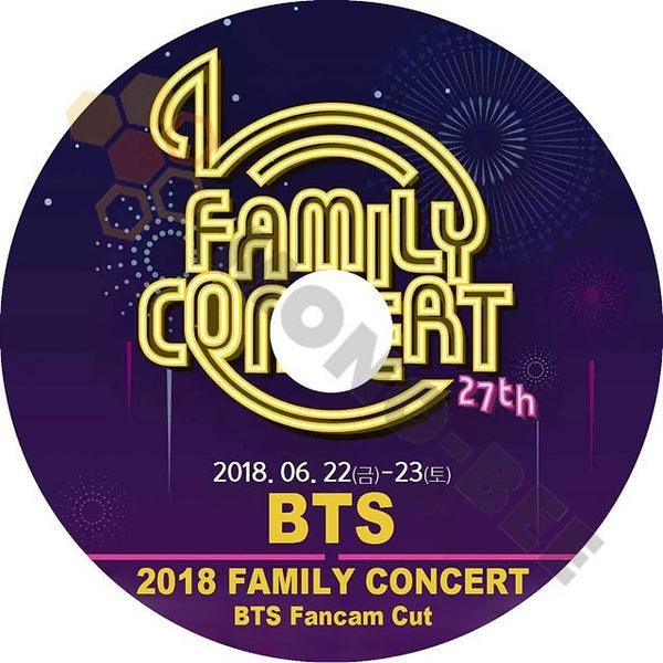 K-POP DVD BTS 2018 FAMILY CONCERT FANCAM CUT 日本語字幕なし 防弾少年団 バンタン BANGTAN KPOP DVD - mono-bee