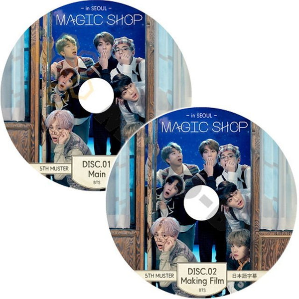 K-POP DVD BTS 2019 5th Muster MAGIC SHOP in SEOUL FANMEETING Main+Maki