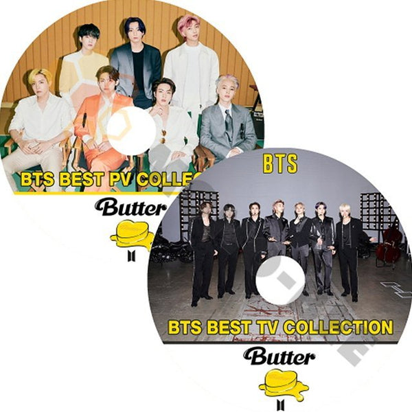 K-POP DVD BTS 2021 BEST PV/ TV COLLECTION　2枚SET - Butter Life Goes On Dynamite ON MAKE IT RIGHT - 防弾少年団 バンタン PV KPOP DVD - mono-bee