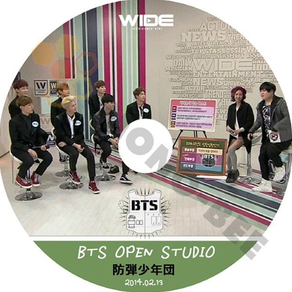 【K-POP DVD] BTS -WIDE BTS OPEN STUDIO(日本語字幕有) 2014.02.13- BTS 防弾少年団 バンタン [K-POP DVD] - mono-bee