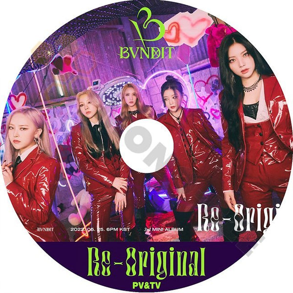 [K-POP DVD] BVNDIT 2022 PV&TV COLLECTION Re - Original 3rd MINI ALBUM BVNDIT PV DVD - mono-bee