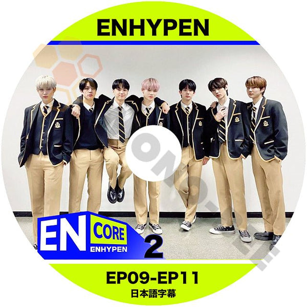 K-POP DVD ENHYPEN CORE #2 EP09-EP11 日本語字幕あり ENHYPEN エンハイフン ENHYPEN KPOP DVD - mono-bee