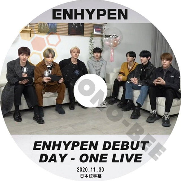 K-POP DVD ENHYPEN DEBUT DAY - ONE LIVE 2020.11.30 (日本語字幕有) - ENHYPEN エンハイプン 韓国番組収録DVD - mono-bee