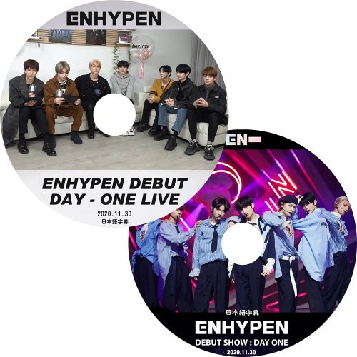 K-POP DVD ENHYPEN DEBUT DAY - ONE LIVE DEBUT SHOW：DAY ONE 2020.11.30 2枚SET (日本語字幕有) - ENHYPEN エンハイプン 韓国番組収録DVD - mono-bee