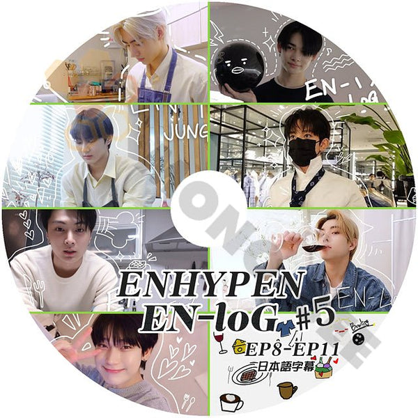 [K-POP DVD] ENHYPEN EN-log #5 EP8 - EP11 日本語字幕あり ENHYPEN エンハイフン ENHYPEN KPOP DVD - mono-bee