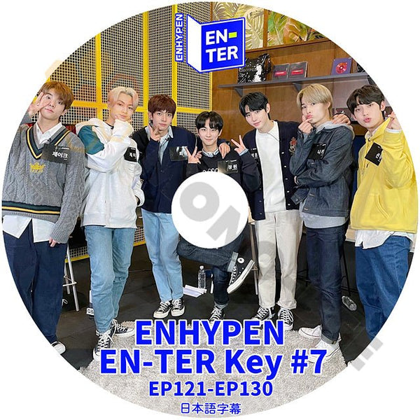 K-POP DVD ENHYPEN EN-TER #7 EP121-EP130 日本語字幕あり ENHYPEN エンハイフン ENHYPEN KPOP DVD - mono-bee