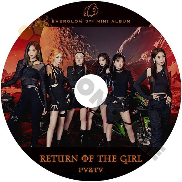 [K-POP DVD] Everglow 2021 2nd PV/TV COLLECTION - RETURN OF THE GIRL - Everglow エバーグロウ PV KPOP DVD - mono-bee