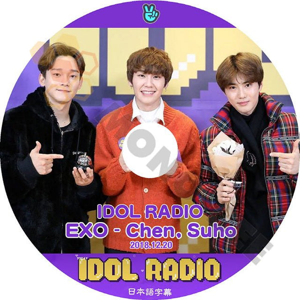 K-POP DVD EXO IDOL RADIO -2018.12.20- 日本語字幕あり EXO エクソ SUHO スホ CHEN チェン BTOB イルン IlHoon EXO DVD - mono-bee