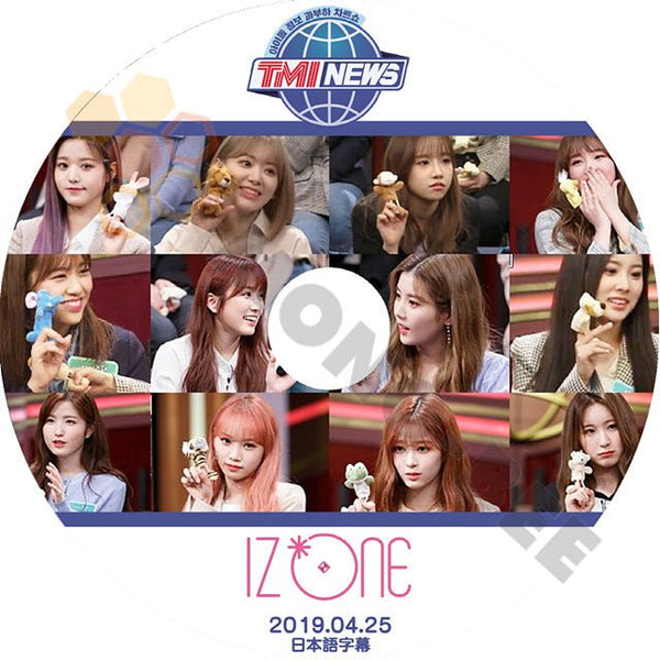 K-POP DVD IZ*ONE - TMI NEWS 2019.04.25 (日本語字幕有) - IZ*ONE アイズワンPRODUCE48 韓国番組収録DVD - mono-bee