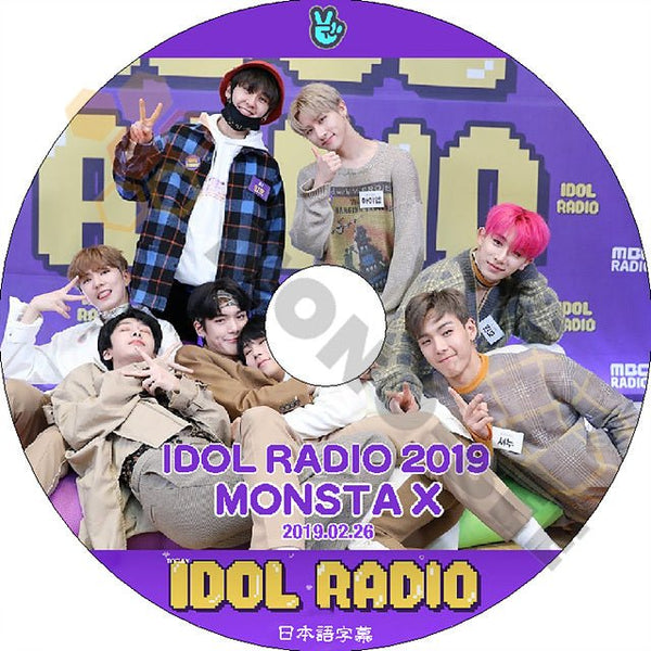 K-POP DVD MONSTA X IDOL RADIO -2019.02.26- 日本語字幕あり MONSTA X モンスタエックス 韓国番組収録DVD MONSTA X DVD - mono-bee