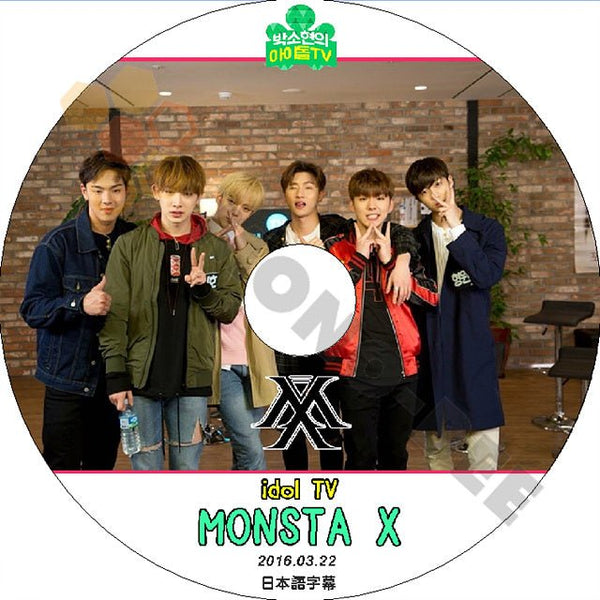 K-POP DVD MONSTA X LIVE IDOL TV -2016.03.22- 日本語字幕あり MONSTA X モンスタエックス MONSTA X DVD - mono-bee