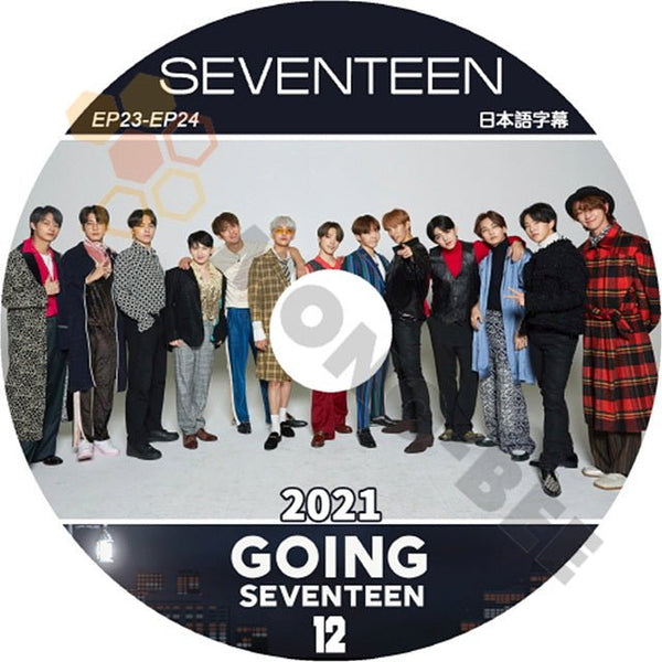 K-POP DVD SEVENTEEN 2021 GOING SEVENTEEN #12 EP23-EP24 日本語字幕あり セブンティーン セブチ 韓国番組収録DVD SEVENTEEN KPOP DVD - mono-bee