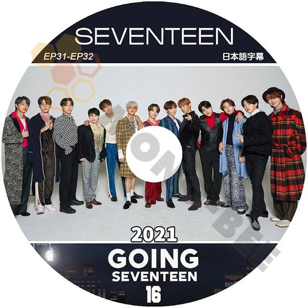 [K-POP DVD] SEVENTEEN 2021 GOING SEVENTEEN #16 EP31 - EP32 日本語字幕あり セブンティーン セブチ 韓国番組収録DVD SEVENTEEN KPOP DVD - mono-bee