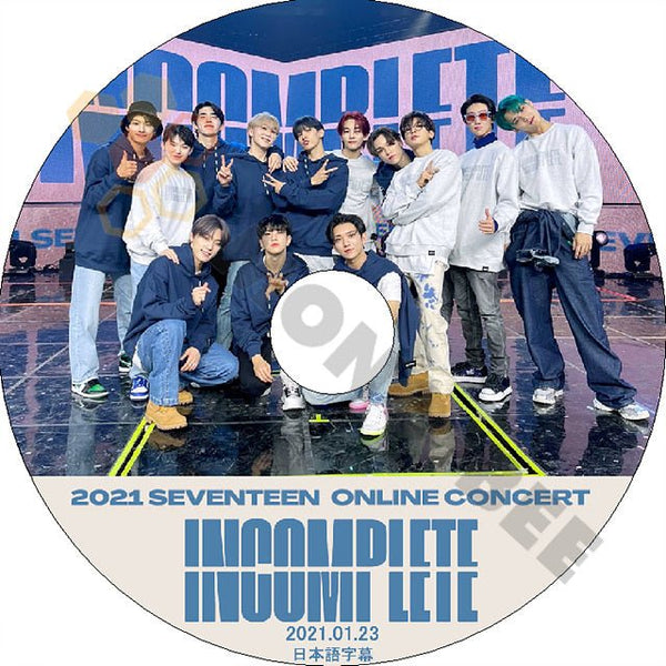 K-POP DVD SEVENTEEN ONLINE CONCERT (2021.01.23) 日本語字幕あり SEVENTEEN セブンティーン セブチ SEVENTEEN KPOP DVD - mono-bee