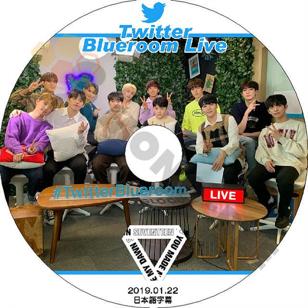 K-POP DVD SEVENTEEN TWITTER BLUEROOM LIVE -2019.01.22- 日本語字幕あり セブンティーン セブチ 韓国番組収録DVD SEVENTEEN DVD - mono-bee