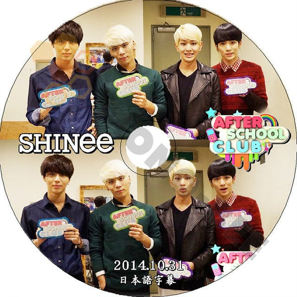 K-POP DVD SHINee After School Club -2014.10.31- 日本語字幕あり SHINee シャイニー オンユ ジョンヒョン キー ミンホ テミン SHINee DVD - mono-bee