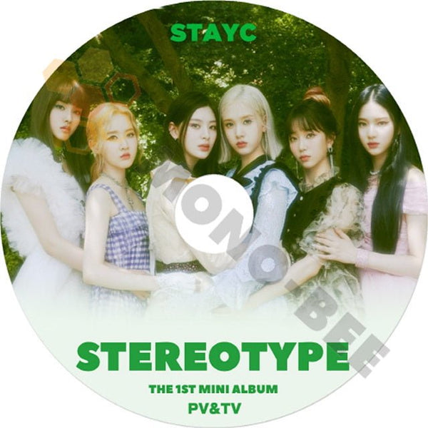 K-POP DVD STAYC 2021 2nd PV/TV - STEREOTYPE- The 1ST MINI ALBUM -STAYC ステイシー スミン シウン チェヨン セウン ジャユン イェウン PV DVD - mono-bee